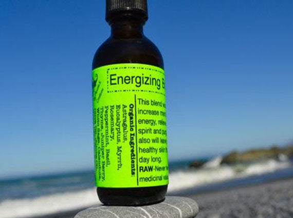 Organic Energizing Body Oil Raw Vegan